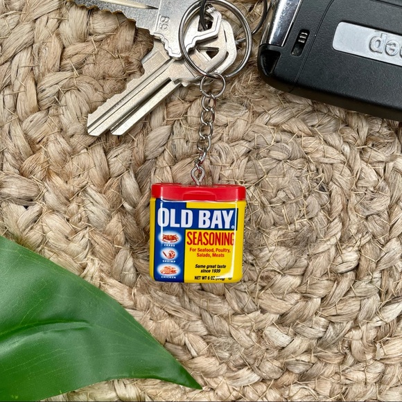 Old Bay Keychain | Handmade | Mini Brands | Quirky | Fun | NWOT - Picture 8 of 15